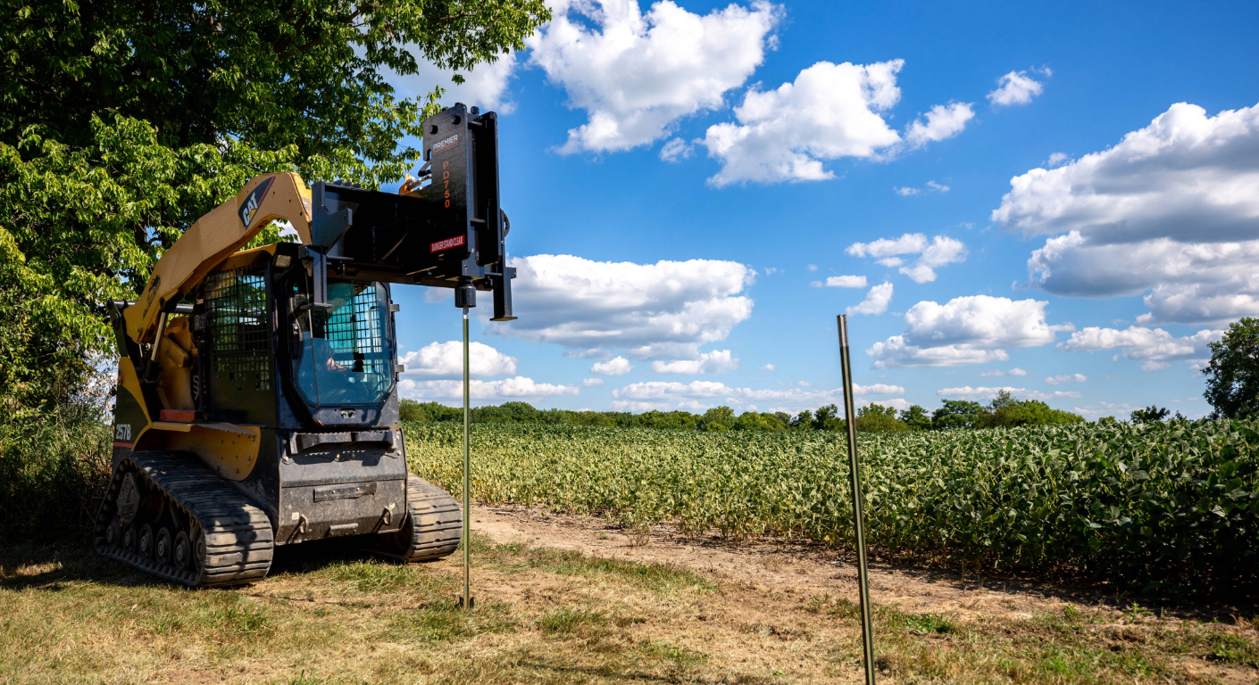 Premier PD1500 Skid Steer Post Driver